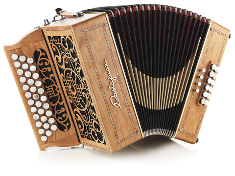 Castagnari - Handry 12 - Melodeon / Diatonic Accordion - 3 row, 33 buttons, 12 bass, 3 voice -Squeezeboxes