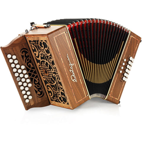 Castagnari - Mory - Melodeon / Diatonic Accordion - 2.5 row, 3 voice, 26 button, 12 bass - Squeezeboxes